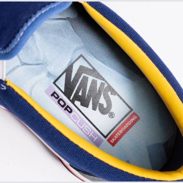 Vans X Pa’din Musa - Skate Slip On Shoes [BLUE]