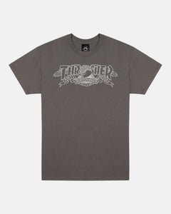 Thrasher x Anti-Hero - Mag Banner S/S Tee [Charcoal]