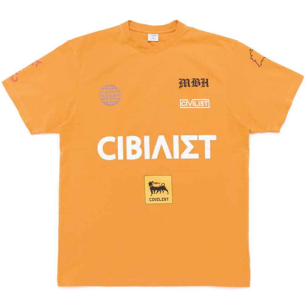 Civilist - Sponsor S/S Tee [Orange]