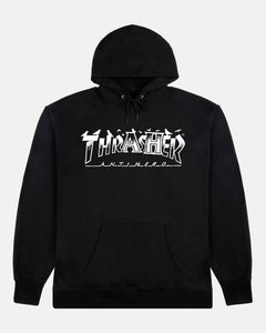 Thrasher x Anti-Hero - Pigeon Mag Hoodie [Black]