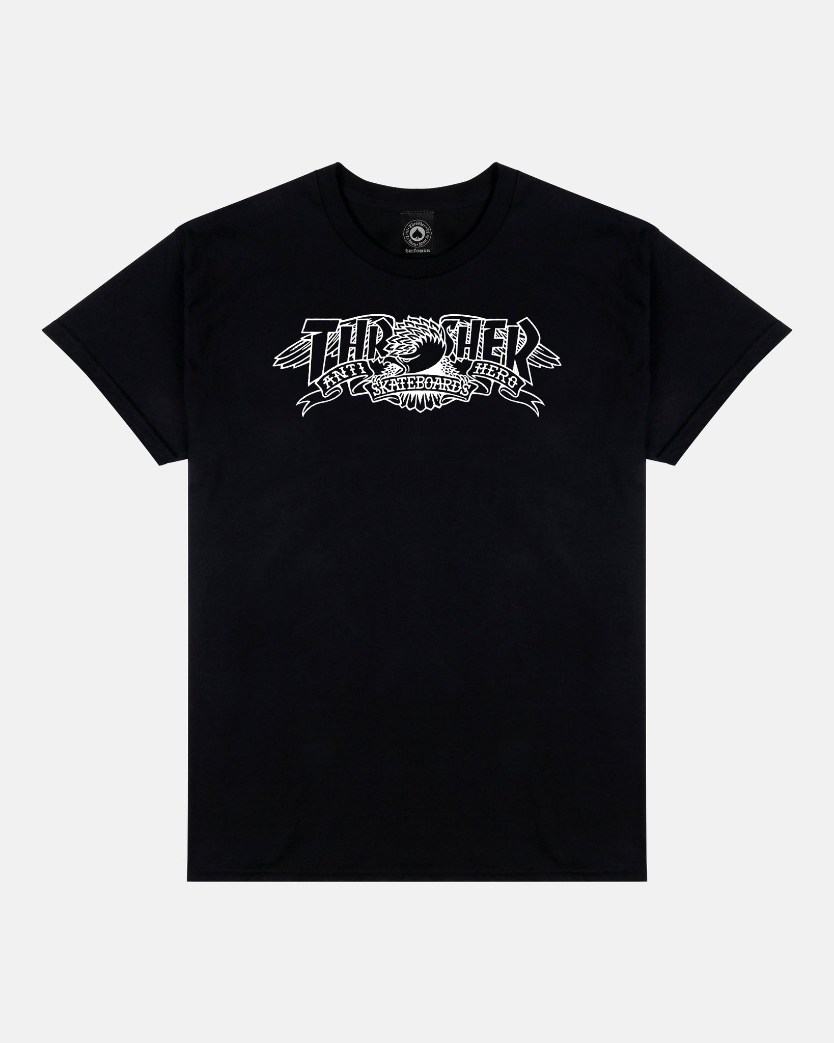 Thrasher x Anti-Hero - Mag Banner S/S Tee [Black]