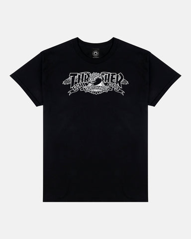 Thrasher x Anti-Hero - Mag Banner S/S Tee [Black]