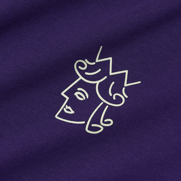 Victoria - Queenhead Logo S/S Tee [Purple]