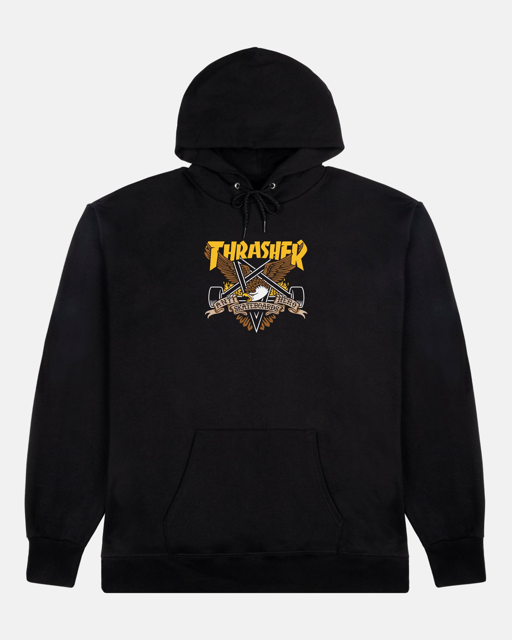 Thrasher x Anti-Hero - Eaglegram Hoodie [Black]