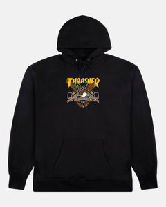 Thrasher x Anti-Hero - Eaglegram Hoodie [Black]
