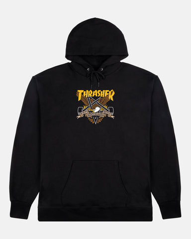 Thrasher x Anti-Hero - Eaglegram Hoodie [Black]