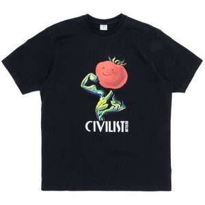 Civilist Tomato S S Tee BLACK