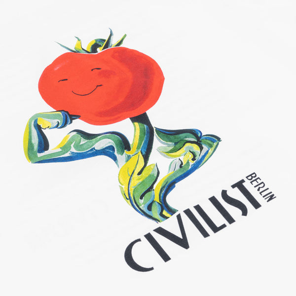 Civilist - Tomato S/S Tee [WHITE]