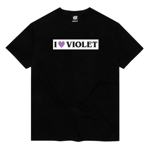 VIOLET - I Heart Violet S/S Tee [Black]