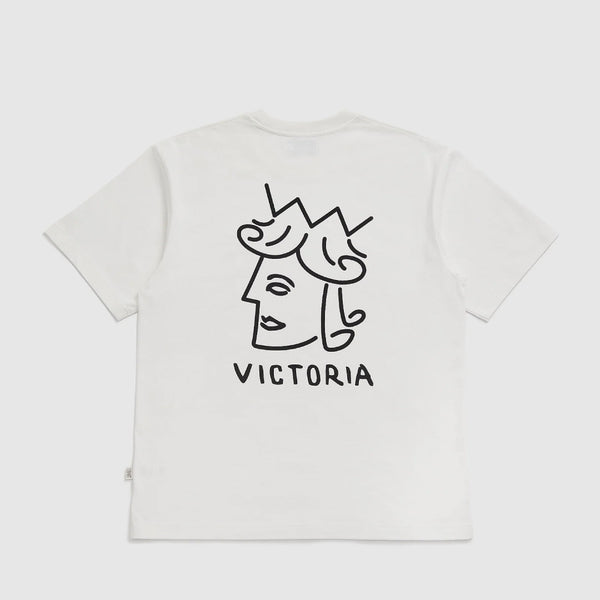 Victoria - Queenhead Logo S/S Tee [White]