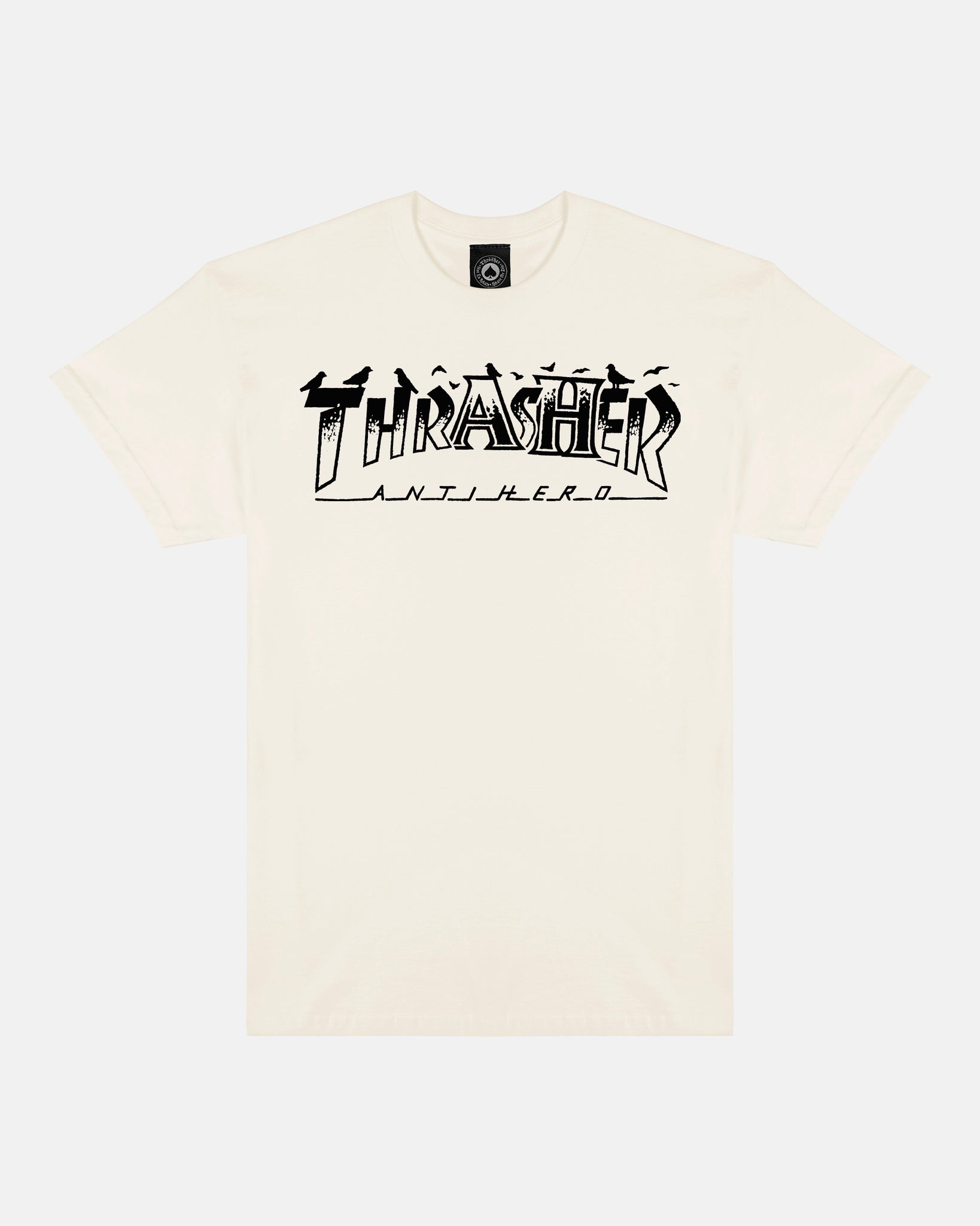 Thrasher x Anti-Hero - Pigeon Mag S/S Tee [Natural]