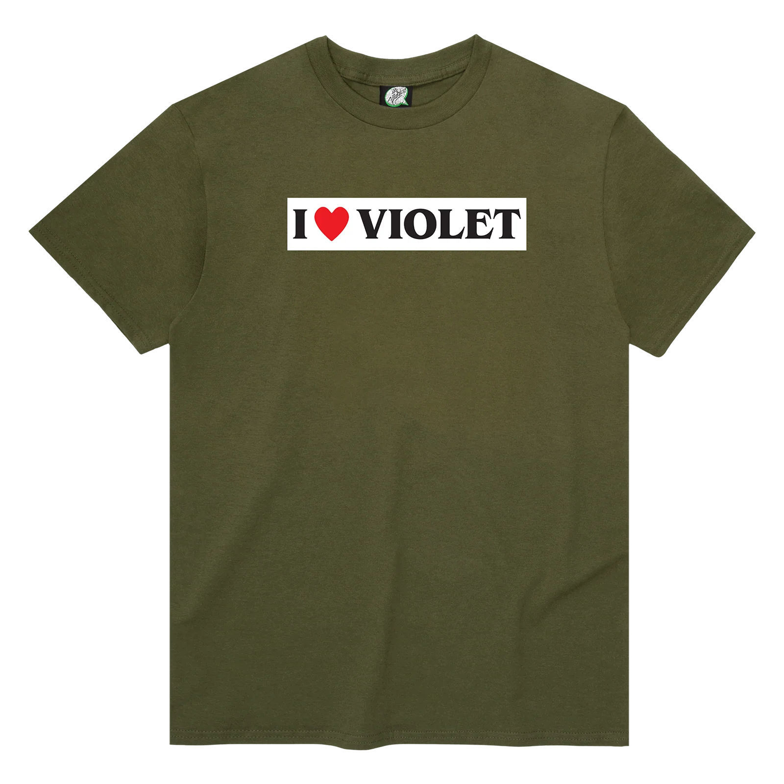 VIOLET - I Heart Violet S/S Tee [Army Green]