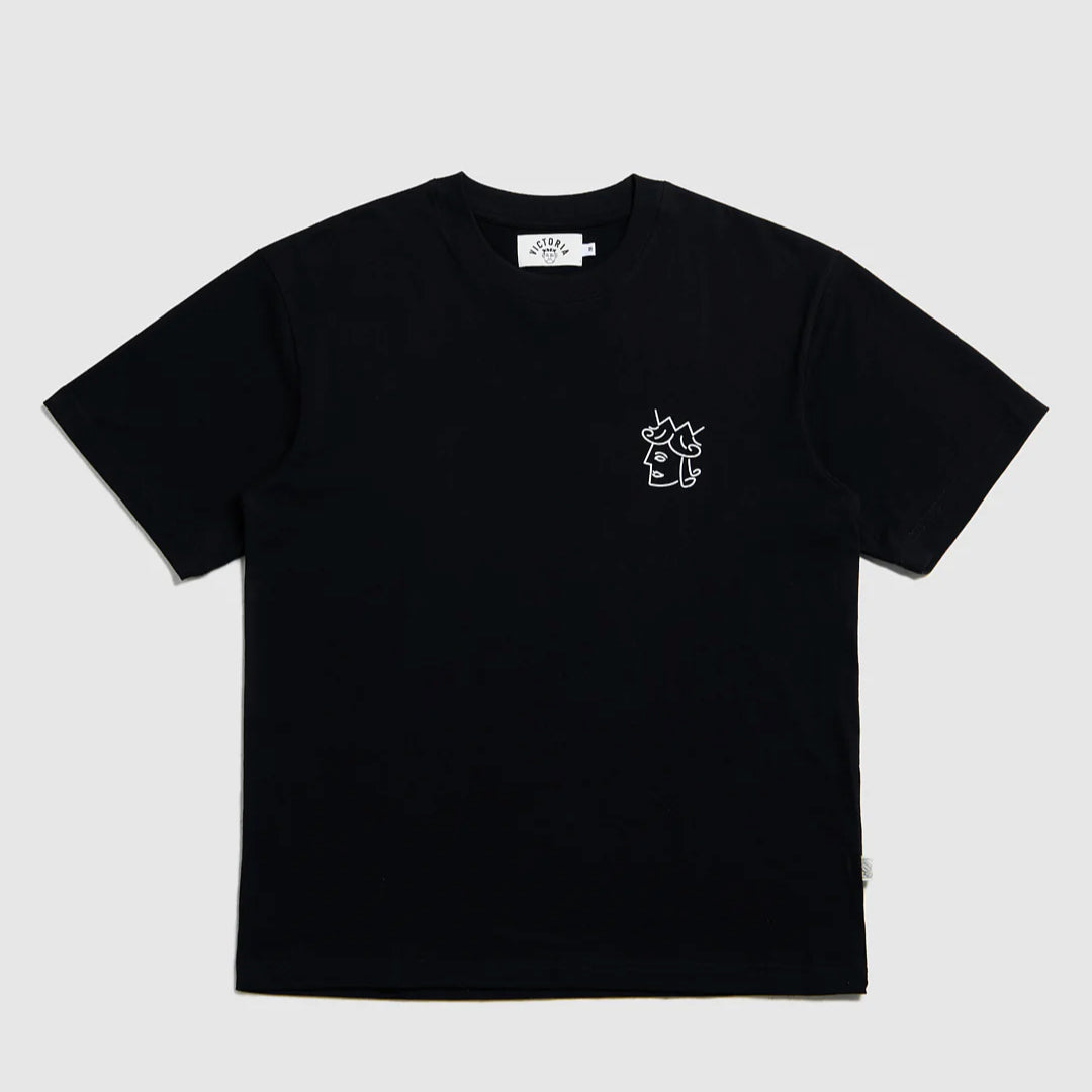 Victoria - Queenhead Logo S/S Tee [Black]