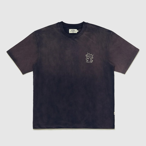 Victoria - Sun Faded Queenhead Logo S/S Tee [Navy]
