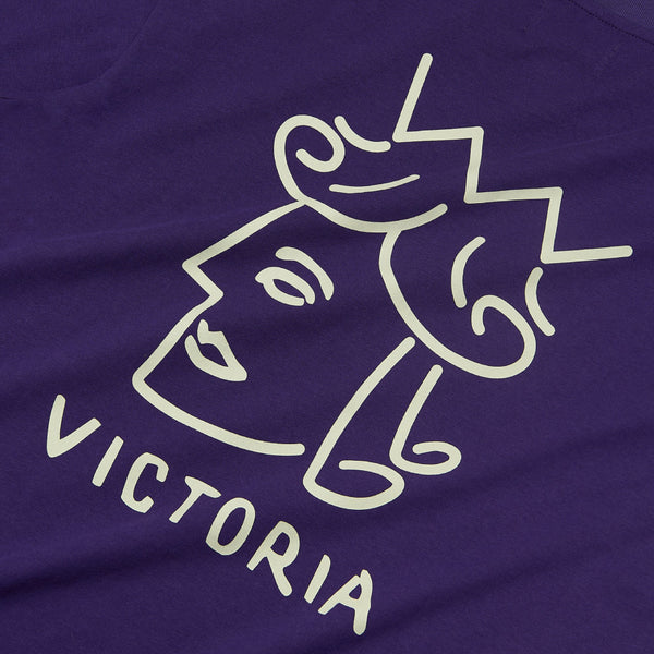 Victoria - Queenhead Logo S/S Tee [Purple]