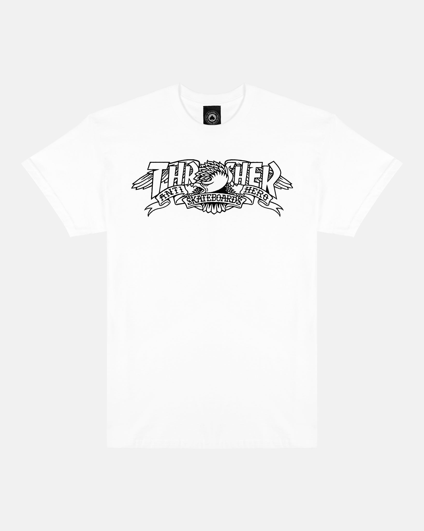 Thrasher x Anti-Hero - Mag Banner S/S Tee [White]