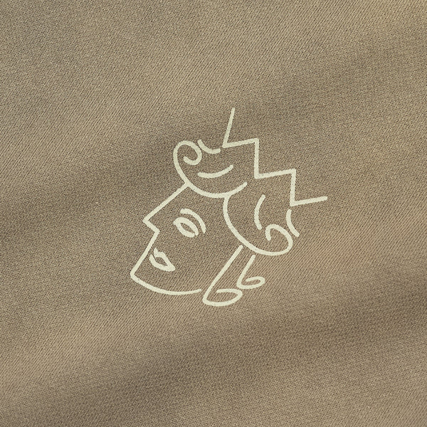 Victoria - Sun Faded Queenhead Logo S/S Tee [Natural]