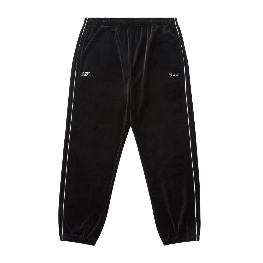 Grand x New Balance - Velour Pants [Black]