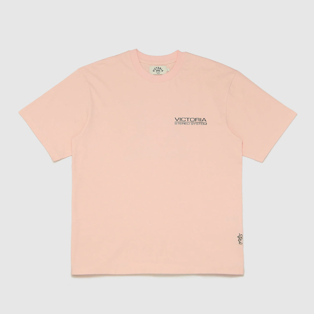 Victoria - Stereo S/S Tee [Pink]