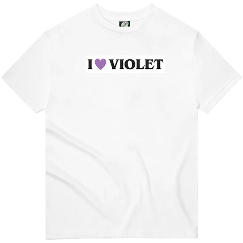 VIOLET - I Heart Violet S/S Tee [White]