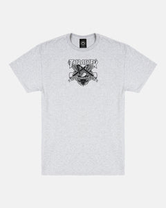 Thrasher x Anti-Hero - Eaglegram S/S Tee [Ash Grey]