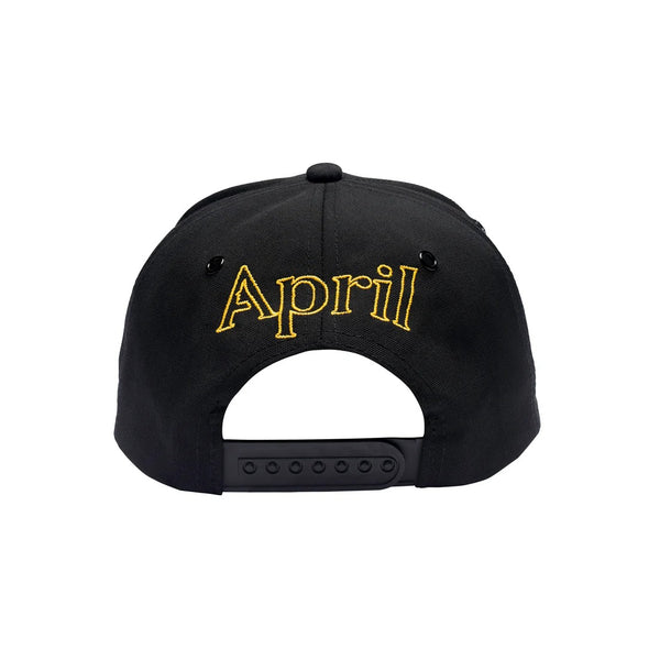 April - EMB Cap [BLACK/YELLOW]