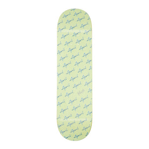 April - Yuto Horigome Script Logo Deck 8” [GREEN]