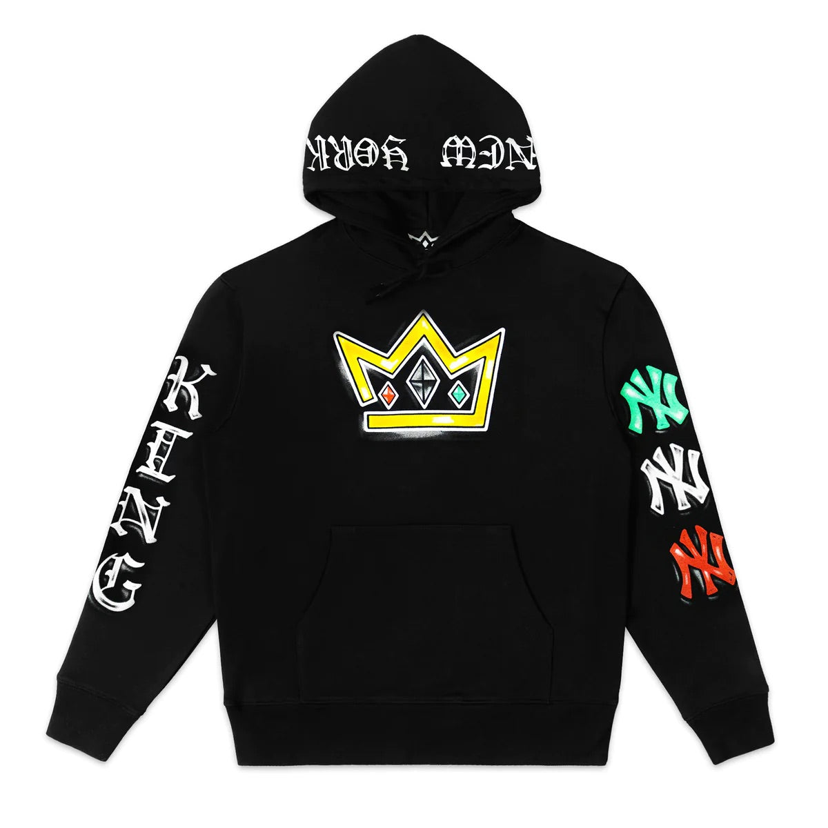 King Skateboards - Royal Jewels Airbrush Hoodie [BLACK]