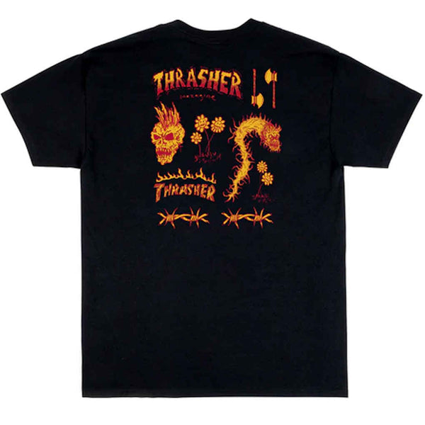 Thrasher - Sketch S/S Tee [BLACK]