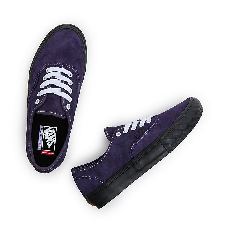 New Vans Authentic high quality Pig Suede Lavender Purple Waterproof Sneakers