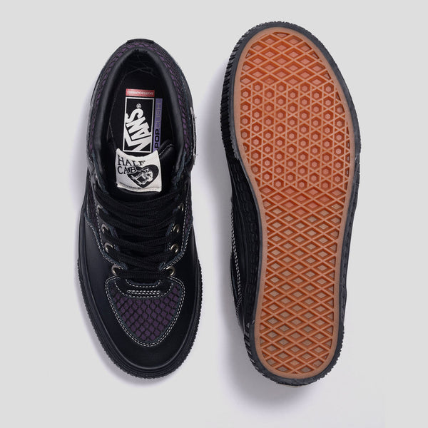 VANS X Pass-port Skate Half Cab [BLACK/NIGHT SUEDE]