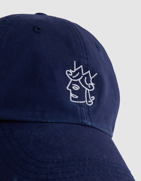 Victoria - Queenhead Cap [WASHED NAVY]