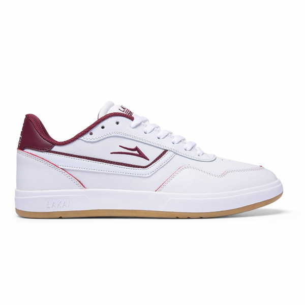 LAKAI - Terrace Shoes [WHITE/BURGUNDY LEATHER] MS324-0130-B00/WHBUL