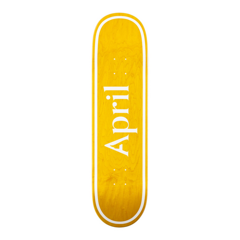 April - OG Logo Deck 8” [YELLOW]