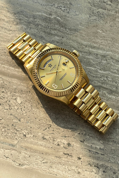 8FIVE2 Watch "ALL DAY" 8 Gold/Gold Sunray