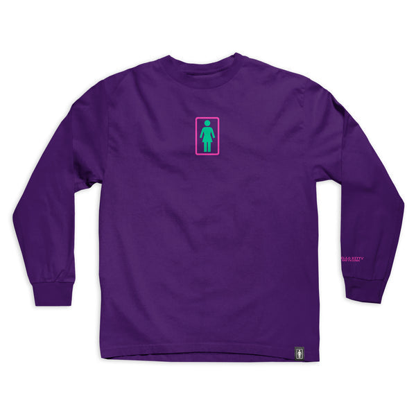 Girl - Sanrio Kawall Arcade Friends L/S Tee [Purple] – 8FIVE2