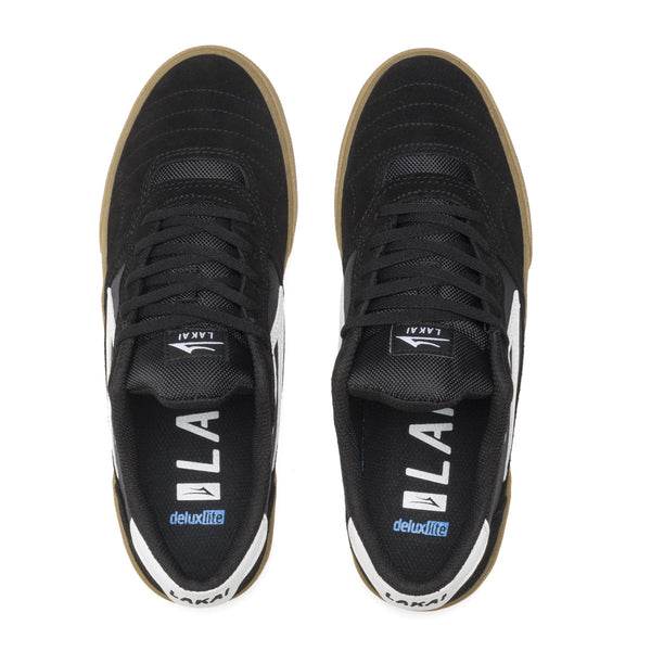 LAKAI - Cambridge Shoes [Black/Gum Suede]