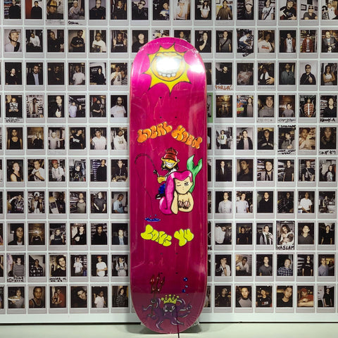 Local Hood Skateboard - Long Yu Pro Model 3 Deck 8.25” [PINK]