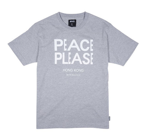 8FIVE2 Peace Please S/S Tee Grey