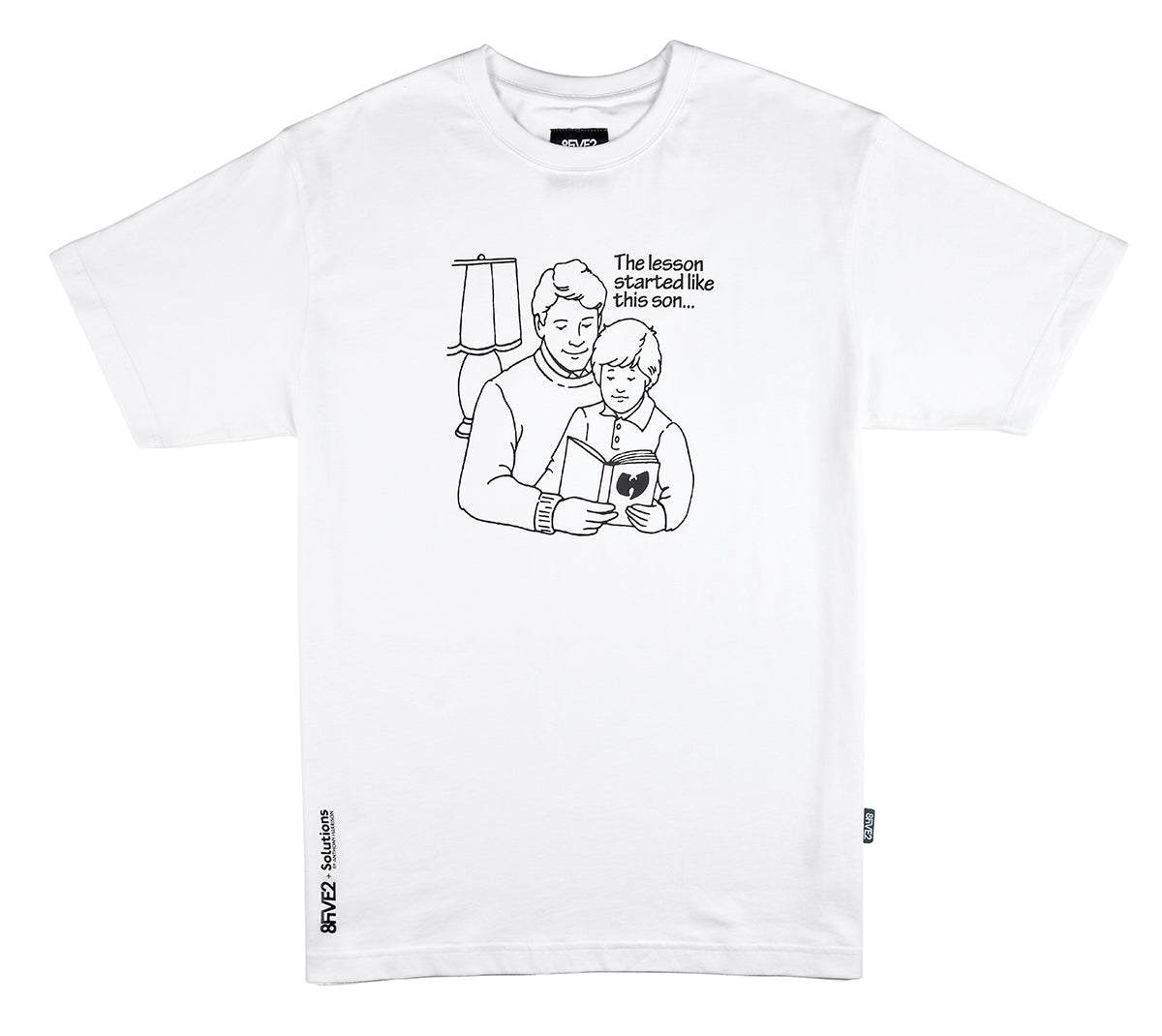 8FIVE2 x Anthony Harrison Read S/S Tee White