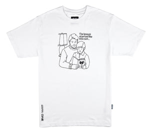 8FIVE2 x Anthony Harrison Read S/S Tee White