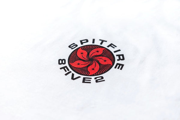 8FIVE2 x Spitfire S/S Tee White
