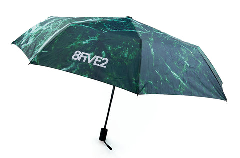8FIVE2 "Marble" Folded Umbrella Green