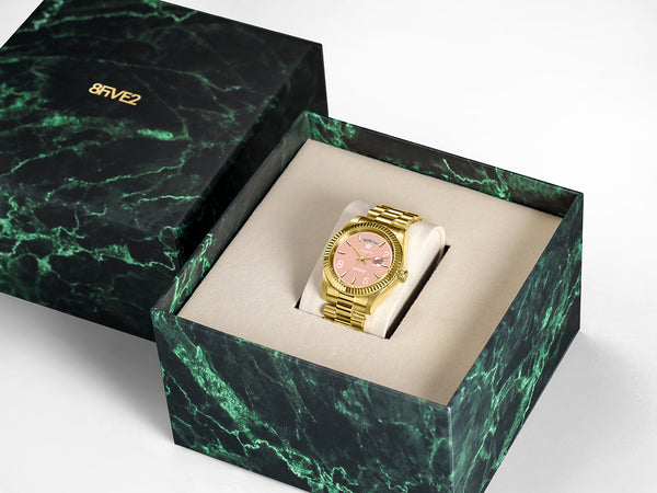 8FIVE2 Watch "ALL DAY" 5 Gold/Pink