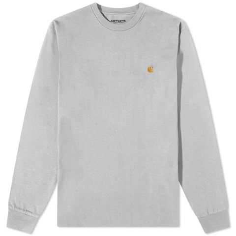 Carhartt WIP - Chase L/S Tee [Grey Heather/Gold]
