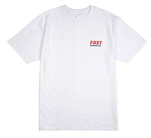 Fast Bearings Co OG Logo S/S Tee White