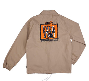 8FIVE2 Deal Ripstop Coach Jacket Khaki